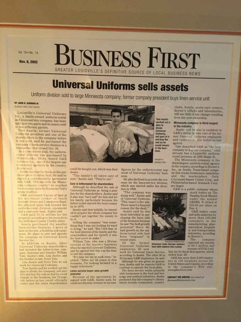 2002 – Universal Uniform Sells